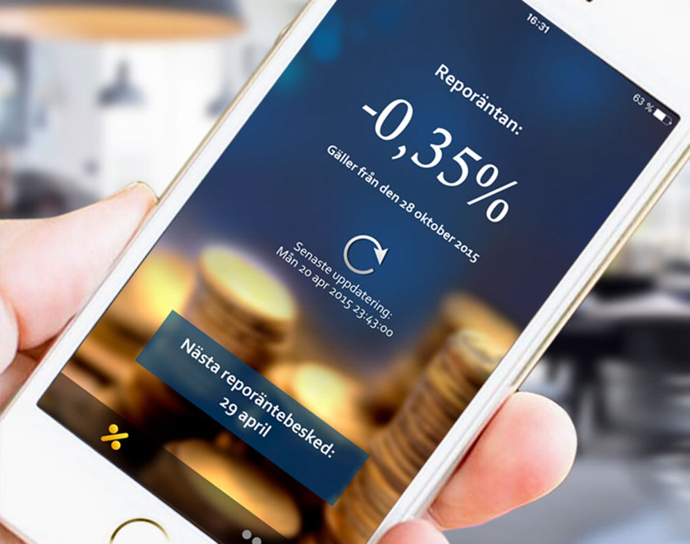 Kundcase för Reporäntan App